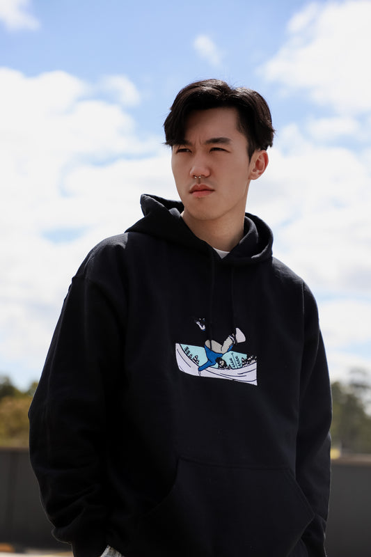 GHOSTNIA SNOWBOARD FLIPS HOODIE