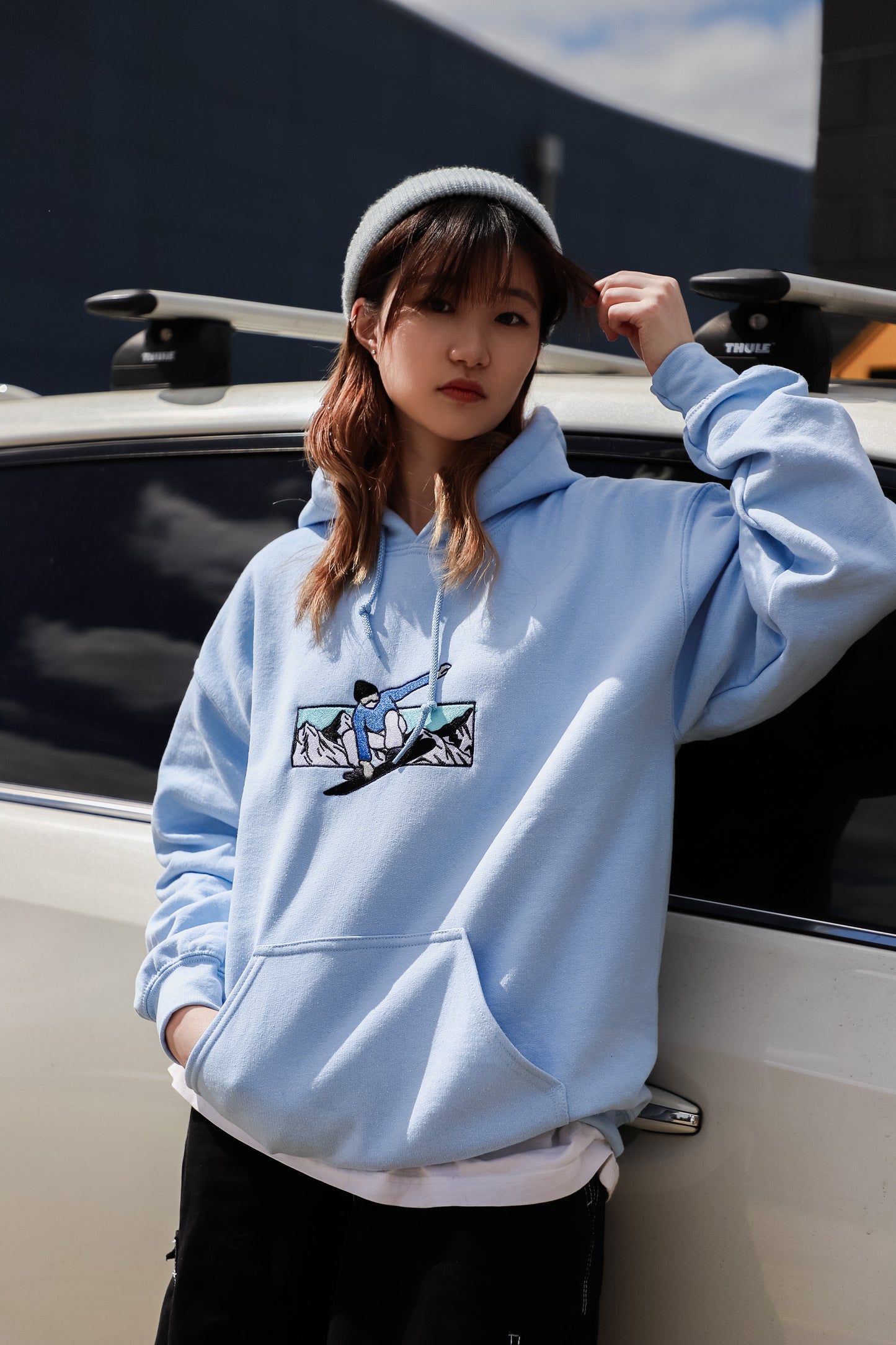 GHOSTNIA SNOWBOARD JUMP HOODIE