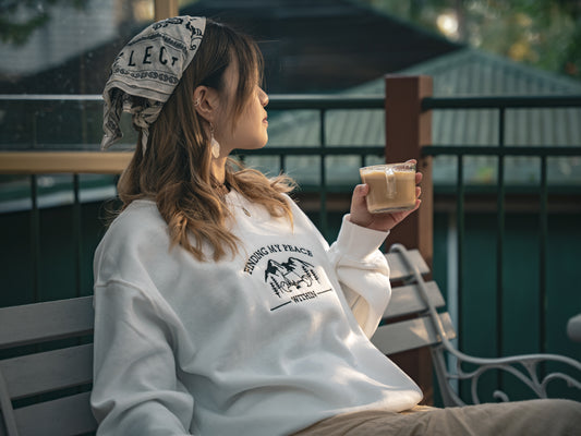 STARLIT SERENITY - FINDING MY PEACE WITHIN CREW-NECK SWEATSHIRT