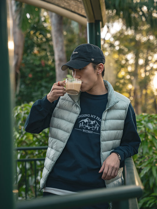 STARLIT SERENITY - FINDING MY PEACE WITHIN CREW-NECK SWEATSHIRT