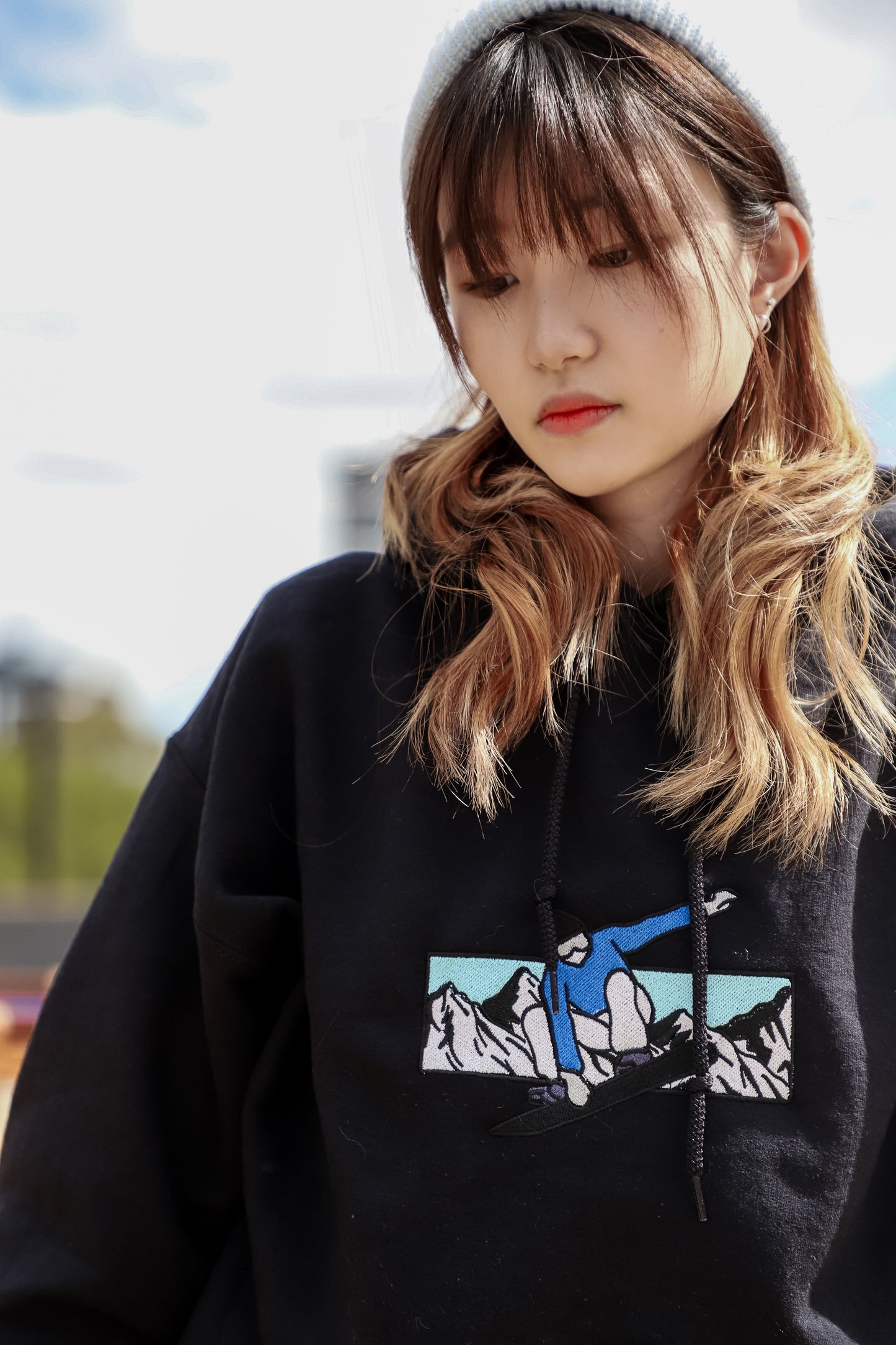 GHOSTNIA SNOWBOARD JUMP HOODIE