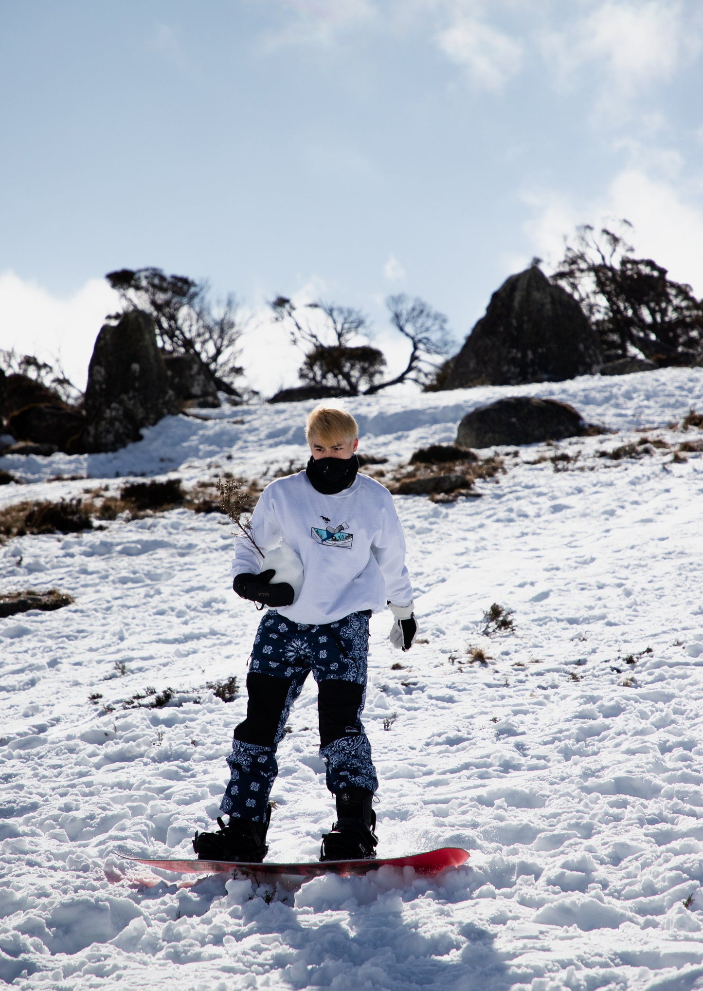 GHOSTNIA SNOWBOARD FLIPS SWEATER