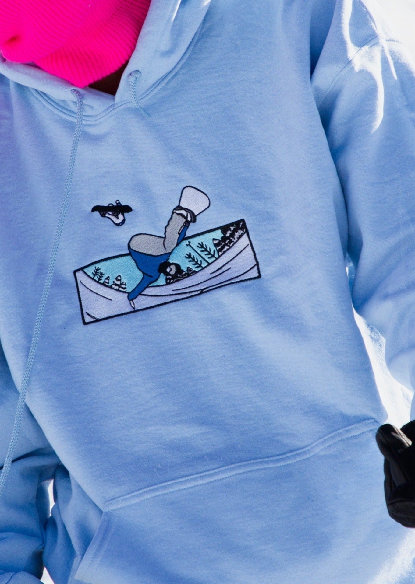 GHOSTNIA SNOWBOARD FLIPS HOODIE