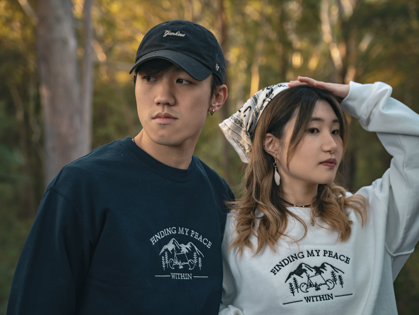STARLIT SERENITY - FINDING MY PEACE WITHIN CREW-NECK SWEATSHIRT
