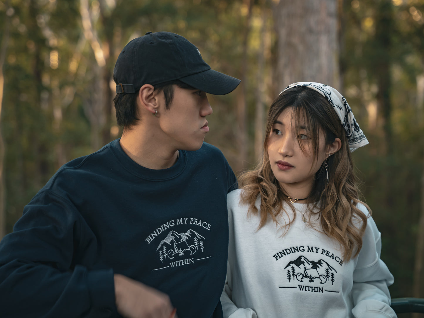 STARLIT SERENITY - FINDING MY PEACE WITHIN CREW-NECK SWEATSHIRT