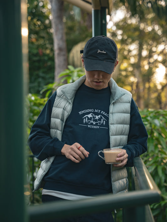 STARLIT SERENITY - FINDING MY PEACE WITHIN CREW-NECK SWEATSHIRT