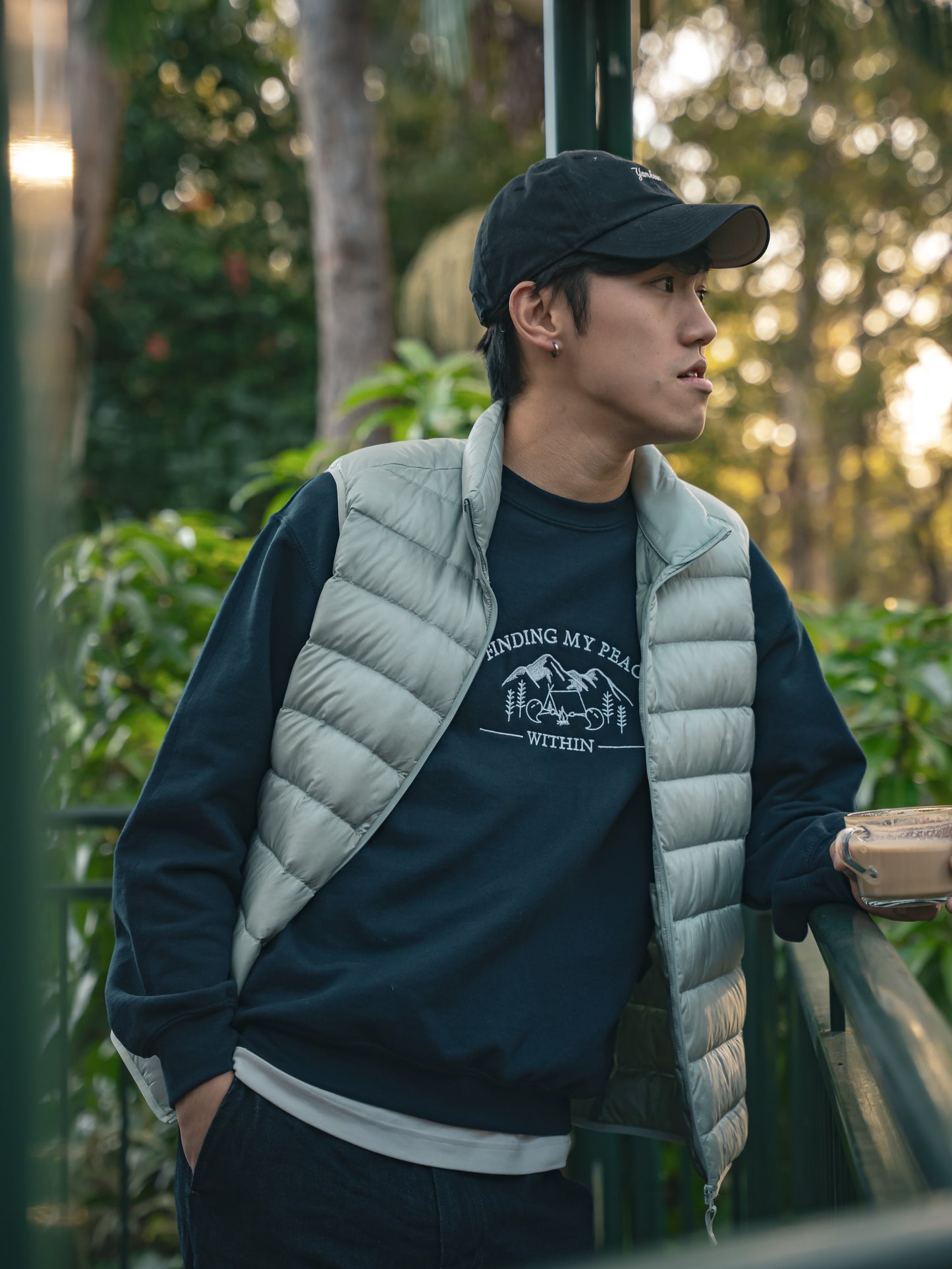 STARLIT SERENITY - FINDING MY PEACE WITHIN CREW-NECK SWEATSHIRT