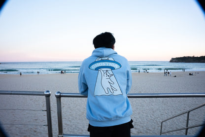 A WHIMSICAL ENCOUNTER - THE COSMIC CAT HOODIE
