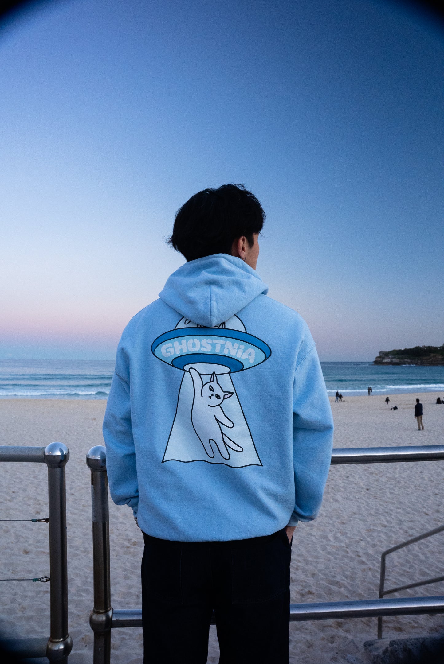 A WHIMSICAL ENCOUNTER - THE COSMIC CAT HOODIE