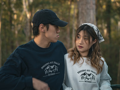 STARLIT SERENITY - FINDING MY PEACE WITHIN CREW-NECK SWEATSHIRT